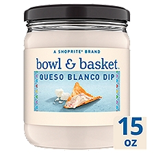 Bowl & Basket Medium Queso Blanco Dip, 15 oz