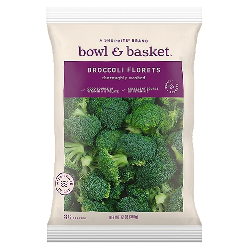 Bowl & Basket Broccoli Florets, 12 oz