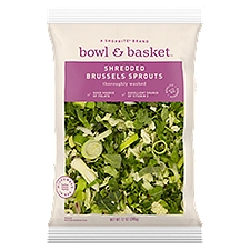 Bowl & Basket Shredded, Brussels Sprouts, 12 Ounce