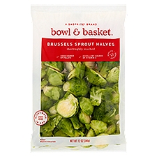 Bowl & Basket Brussels Sprout Halves, 12 oz, 12 Ounce