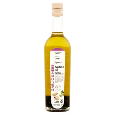 Wholesome Pantry Organic Garlic & Herb Basting Oil, 12.7 fl oz