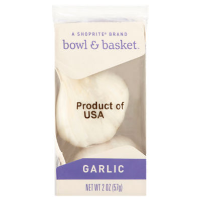 Bowl & Basket Garlic, 2 count, 2 oz