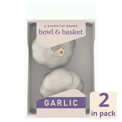 Bowl & Basket Garlic, 2 count, 2 oz, 2 Ounce