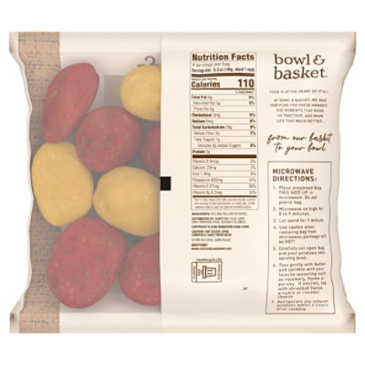 Bowl & Basket Steam in Bag Red & Yellow Potatoes, 1.5 lb bag Image 2 of 2