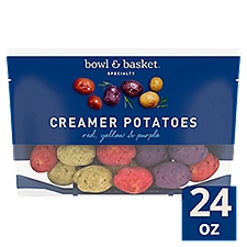 Bowl & Basket Specialty Red, Yellow & Purple, Creamer Potatoes, 1.5 Pound