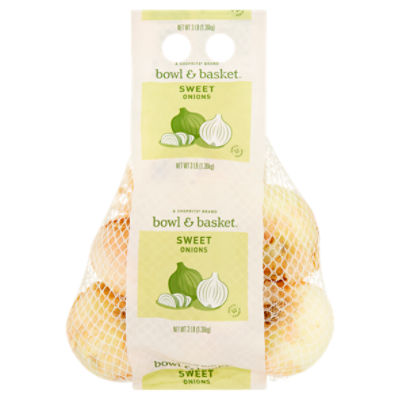 Bowl & Basket Sweet Onions, 3 lb, 3 Pound