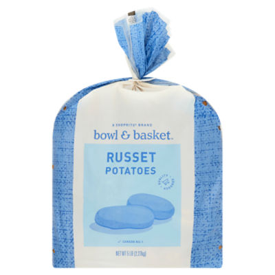 Russet Potatoes Whole Fresh, 5 lb Bag 