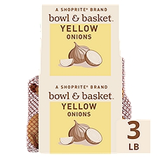Bowl & Basket Yellow Onions, 3 lb, 3 Pound