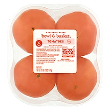 Bowl & Basket Tomatoes, 4 count, 18 oz, 18 Ounce