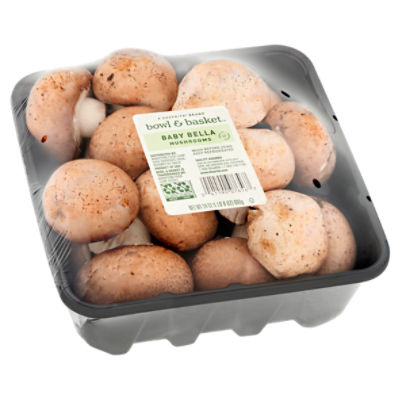 Bowl & Basket Baby Bella Mushrooms, 24 oz