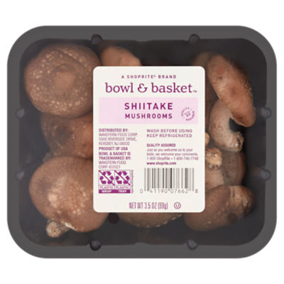 Bowl & Basket Shiitake Mushrooms, 3.5 oz, 3.5 Ounce