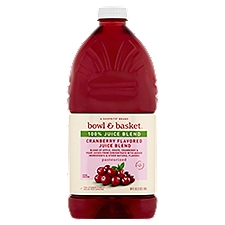 Bowl & Basket Cranberry Flavored 100% Juice Blend, 64 fl oz