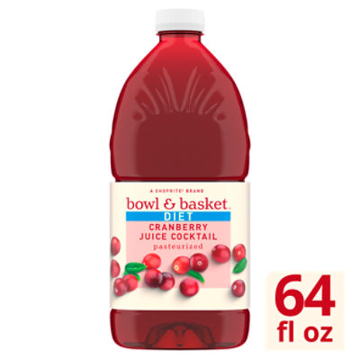 Bowl & Basket Diet Cranberry Juice Cocktail, 64 fl oz