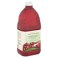 Bowl & Basket Cranberry Apple, Juice Cocktail, 64 Fluid ounce