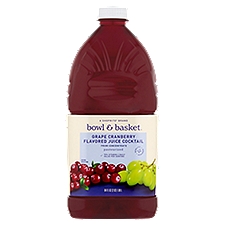 Bowl & Basket Grape Cranberry Flavored, Juice Cocktail, 64 Fluid ounce