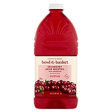 Bowl & Basket Juice Cocktail, Cranberry, 64 Fluid ounce