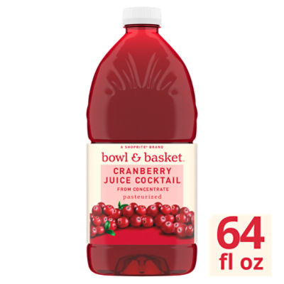 Bowl & Basket Cranberry Juice Cocktail, 64 fl oz, 64 Fluid ounce