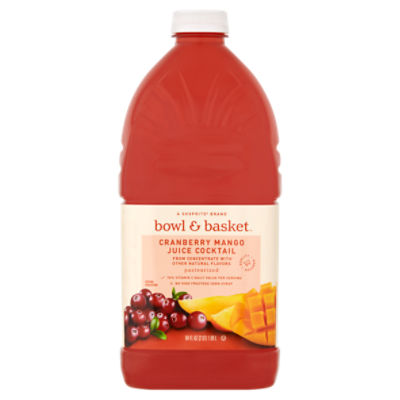 Bowl & Basket Cranberry Mango Juice Cocktail, 64 fl oz, 64 Fluid ounce