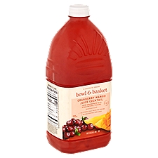 Bowl & Basket Cranberry Mango, Juice Cocktail, 64 Fluid ounce