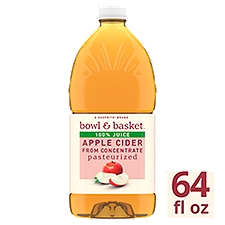 Bowl & Basket 100% Juice Apple Cider, 64 fl oz, 64 Fluid ounce