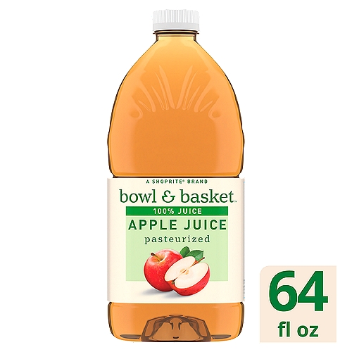 Bowl & Basket 100% Apple Juice, 64 fl oz