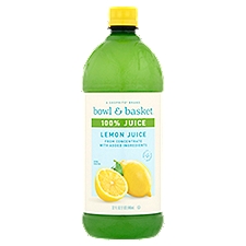 Bowl & Basket Juice, Lemon, 32 Fluid ounce