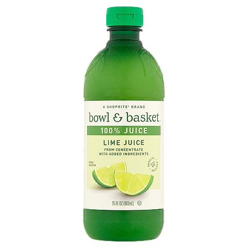 Bowl & Basket Lime Juice, 15 fl oz