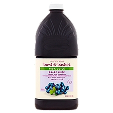 Bowl & Basket 100% Juice, Grape, 64 Fluid ounce