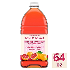 Bowl & Basket Ruby Red Grapefruit Juice Cocktail, 64 fl oz, 64 Fluid ounce