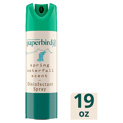 Paperbird Spring Waterfall Scent Disinfectant Spray, 19 oz