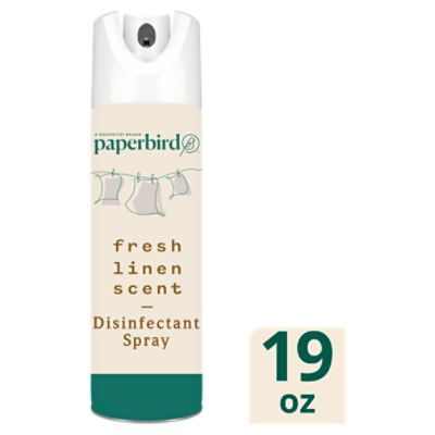 Paperbird Fresh Linen Scent Disinfectant Spray, 19 oz, 19 Ounce