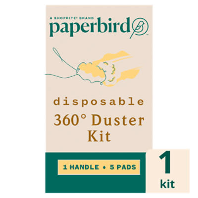 Paperbird Disposable 360° Duster Kit Unscented, 5 count