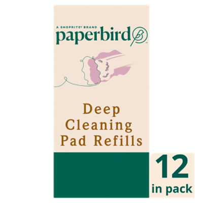 Paperbird Deep Cleaning Pad Refills, 12 count