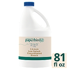 Paperbird Linen Low-Splash Concentrated Bleach, 81 fl oz, 81 Fluid ounce