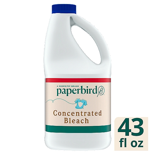 Paperbird Concentrated Bleach, 43 fl oz