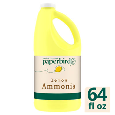 Paperbird Lemon Ammonia, 64 fl oz, 64 Fluid ounce