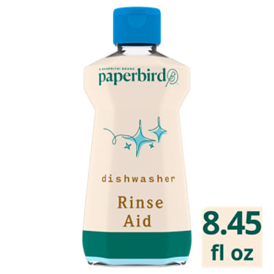 Paperbird Dishwasher Rinse Aid, 8.45 fl oz, 8.45 Ounce
