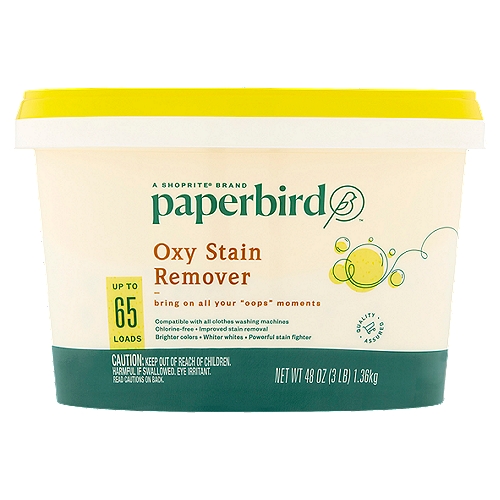 Paperbird Oxy Stain Remover, 48 oz