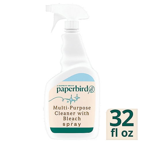 Paperbird Multi-Purpose Cleaner with Bleach, 32 fl oz