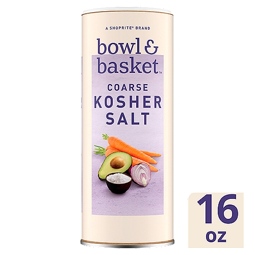 Bowl & Basket Coarse Kosher Salt, 16 oz