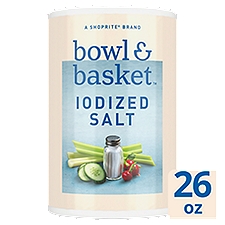 Bowl & Basket Iodized Salt, 26 oz