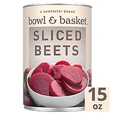 Bowl & Basket Sliced Beets, 15 oz, 15 Ounce