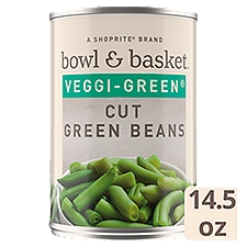 Bowl & Basket Veggi-Green Cut Green Beans, 14.5 oz, 14.5 Ounce