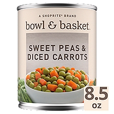 Bowl & Basket Sweet Peas & Diced Carrots, 8.5 Ounce