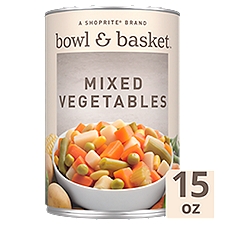 Bowl & Basket Mixed Vegetables, 15 oz, 15 Ounce