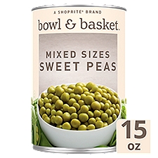 Bowl & Basket Mixed Sizes, Sweet Peas, 15 Ounce
