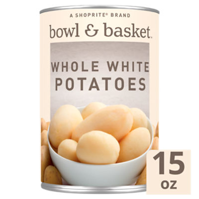 Bowl & Basket Whole White Potatoes, 15 oz, 15 Ounce