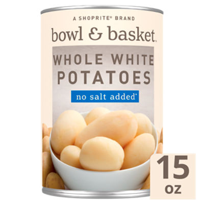 Bowl & Basket Whole White Potatoes, No Salt Added, 15 oz, 15 Ounce