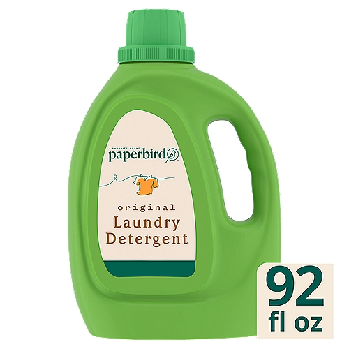 Paperbird Original Laundry Detergent, 64 loads, 92 fl oz