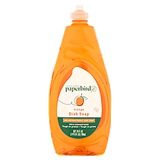 Paperbird Orange Dish Soap and Antibacterial Hand Soap, 24 fl oz